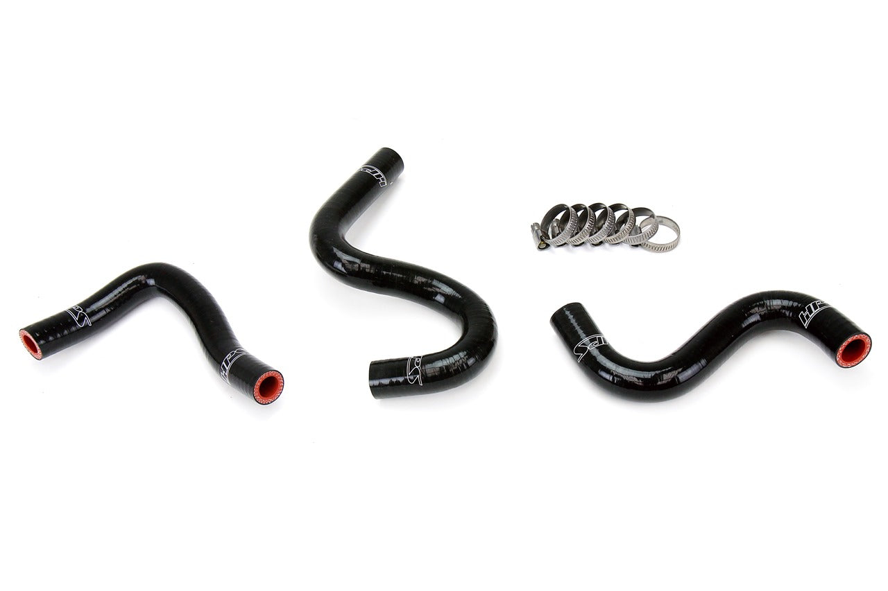 HPS Performance HPS Black Reinforced Silicone Heater Hose Kit Toyota 83-87 Corolla AE86 4A-GEU Left Hand Drive