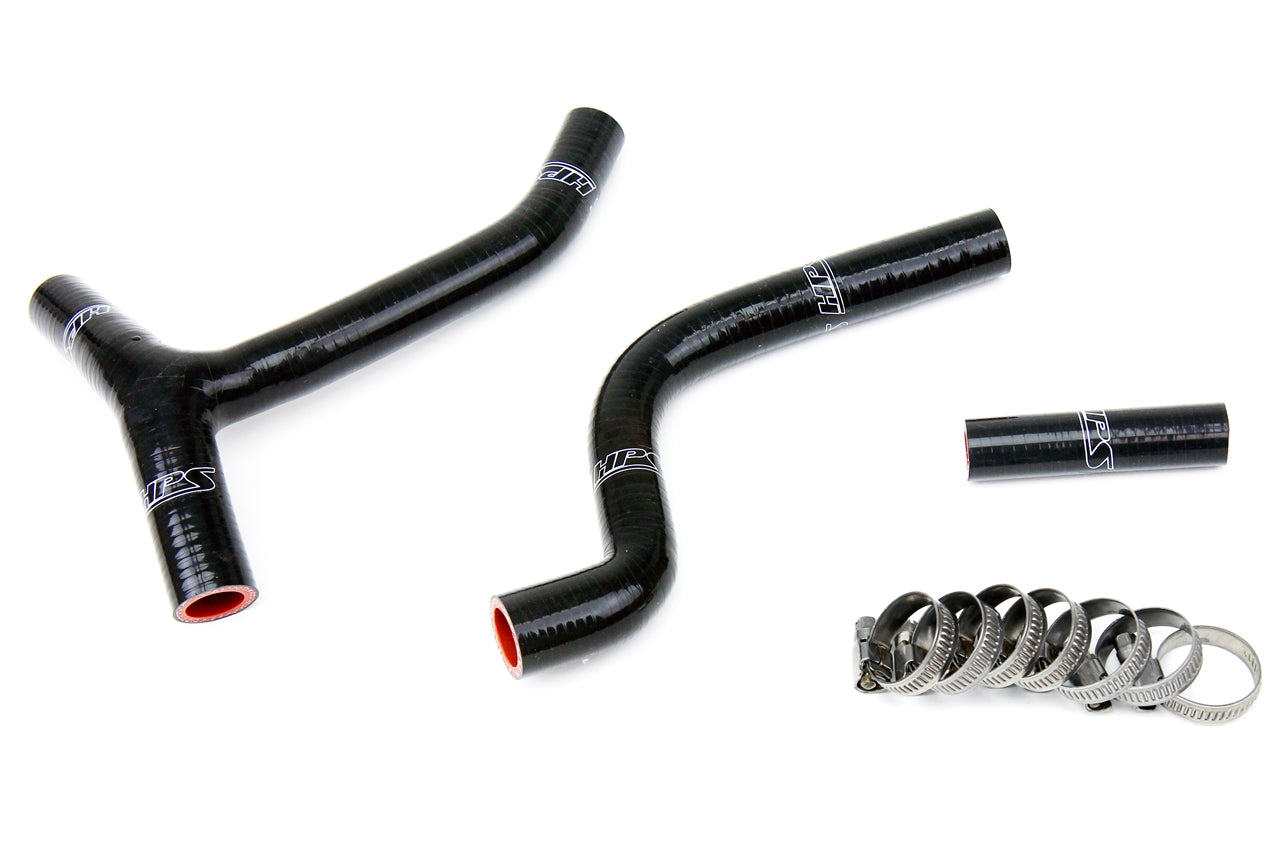 HPS Performance HPS Black Reinforced Silicone Radiator Hose Kit Coolant Yamaha 10-11 YZ250F