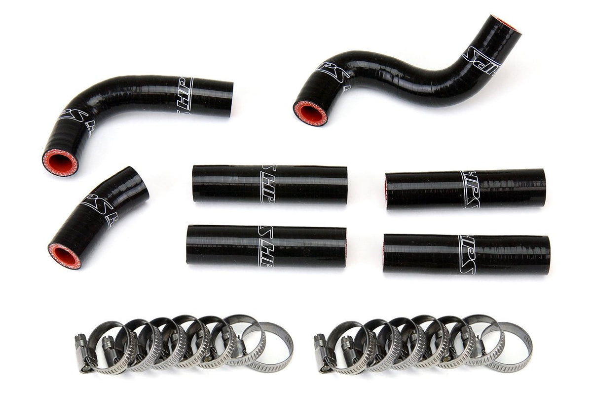 FR SPORT HPS Black Reinforced Silicone Complete Pesky Heater Hose Kit 1FZ-FE Lexus 96-97 LX450...
