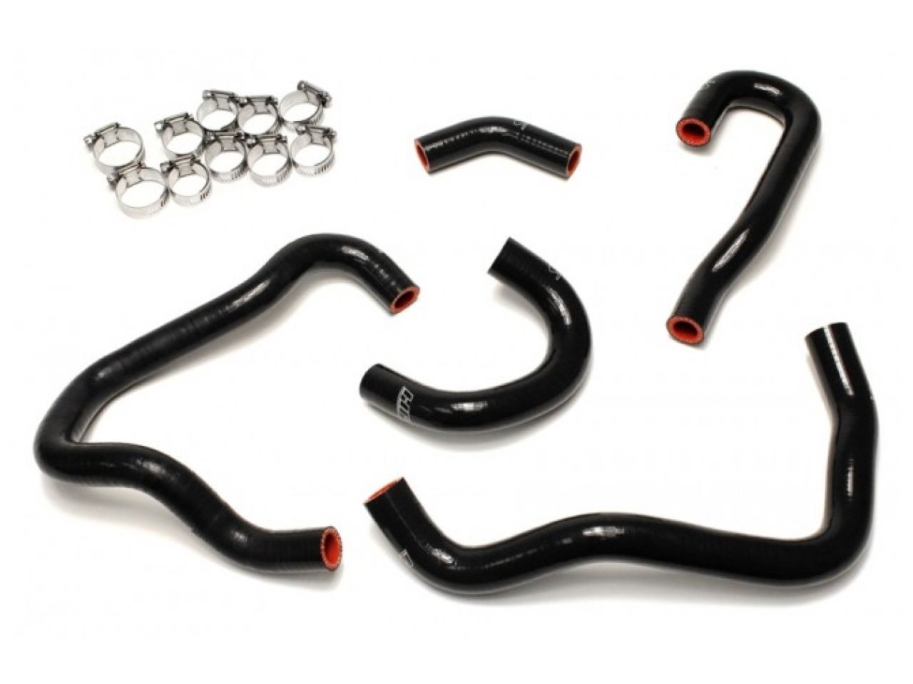HPS Performance HPS Black Reinforced Silicone Heater Hose Kit Honda 06-09 S2000