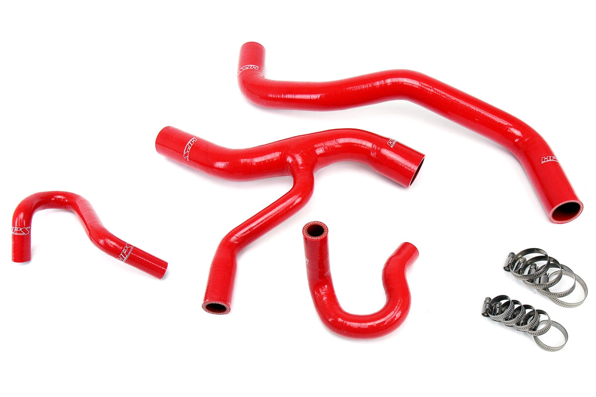 FR SPORT HPS Performance HPS Red Reinforced Silicone Radiator and Heater Hose Kit Coolant Ford...