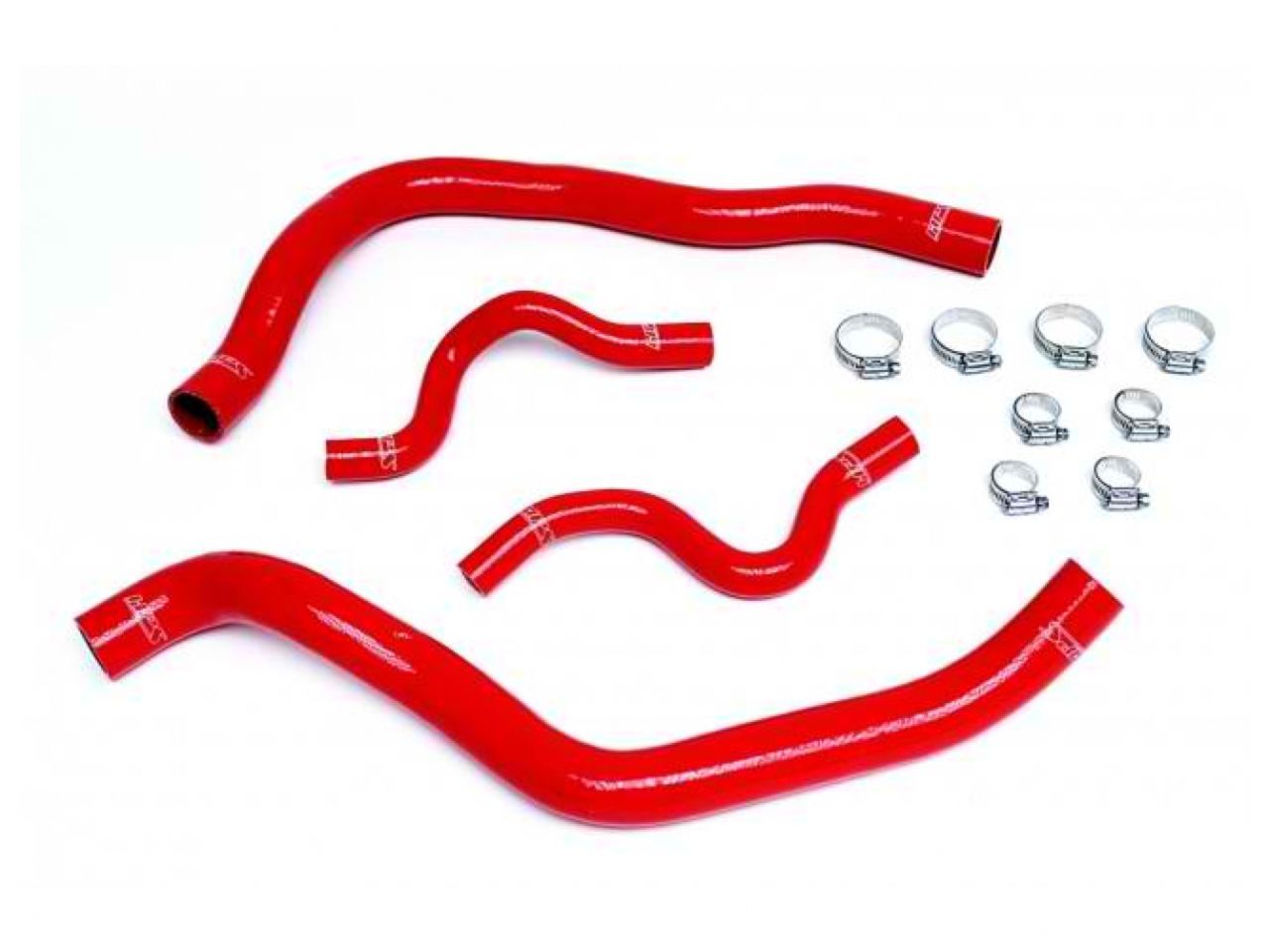 HPS Performance HPS Reinforced Red Silicone Radiator Hose Kit Coolant Hyundai 11-14 Sonata 2.4L