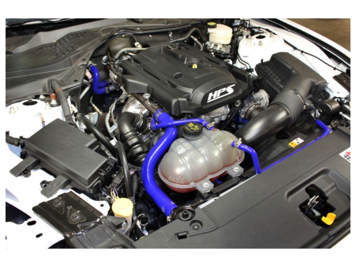 FR SPORT HPS Blue Reinforced Silicone Radiator and Heater Hose Kit Coolant Ford 2015-2019 Mustang...