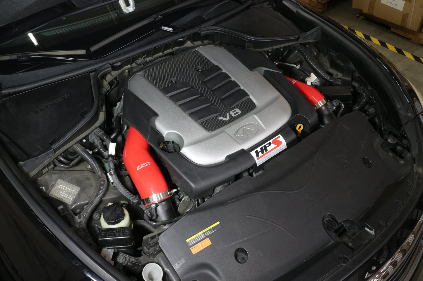 HPS Performance HPS Silicone Post MAF Air Intake Hose Kit Infiniti 11-13 M56 5.6L V8, 57-1517