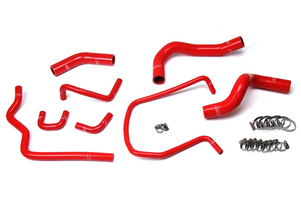 FR SPORT HPS Red Reinforced Silicone Radiator Hose Kit Coolant Infiniti 04-10 QX56 V8 5.6L