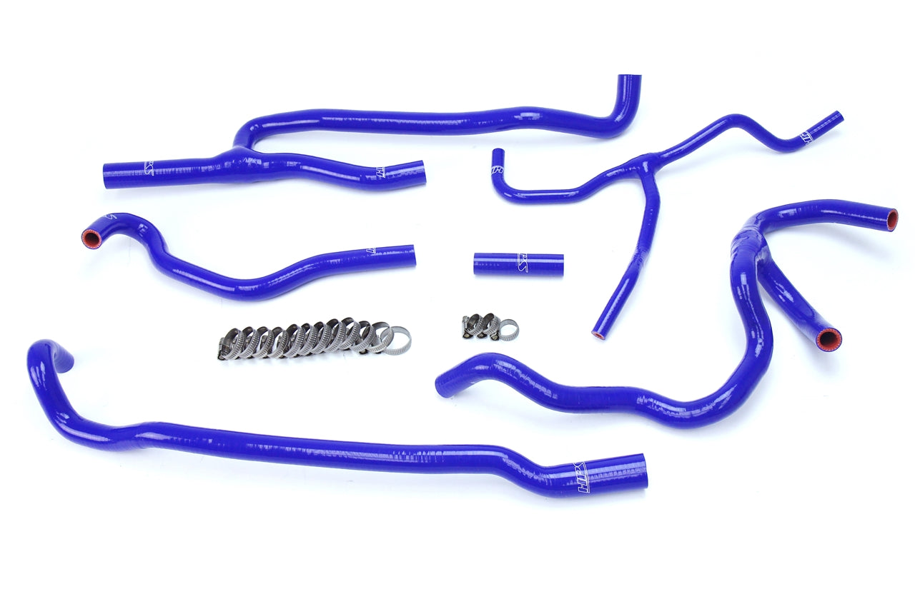HPS Performance HPS Blue Reinforced Silicone Heater Hose Kit Coolant Chevy 16-17 Camaro SS Coupe 6.2L V8