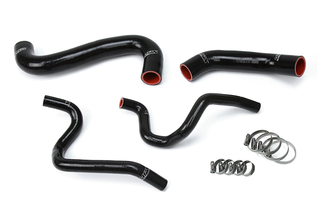 HPS Performance HPS Black Reinforced Silicone Radiator + Heater Hose Kit Subaru 2002 Impreza 2.5L Non Turbo Left Hand Drive