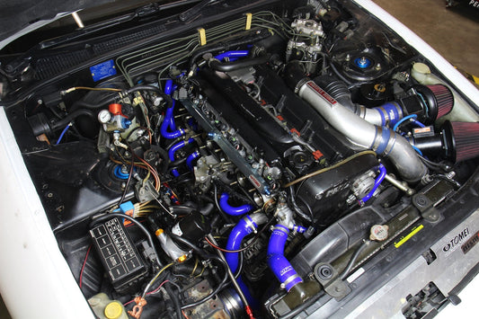 FR SPORT HPS Performance Products HPS Blue Reinforced Silicone Radiator + Heater Hose Kit Coolant...