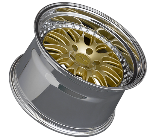 XXR 570 Wheel Hyper Gold / Platinum Lip 20x9 +20 5x4.5