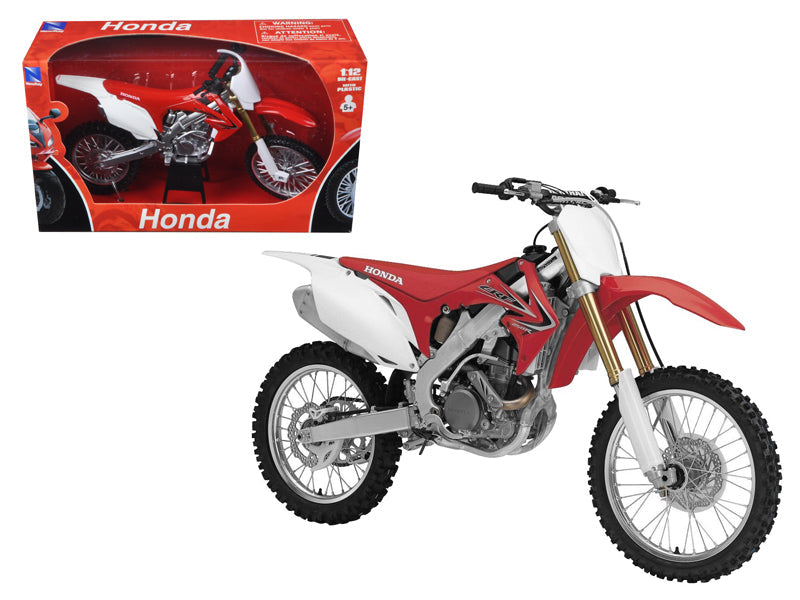 2012 Honda CR 250R Red 1/12 Diecast Motorcycle Model by New Ray free shipping USA