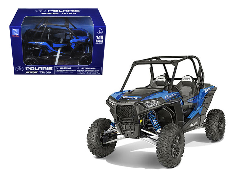 Polaris RZR XP 1000 Dune Buggy Blue 1/18 Diecast Model by New Ray free shipping USA
