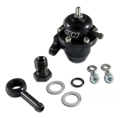 FR SPORT AEM Electronics Fuel Pressure Regulator Black Honda Acura - View 2