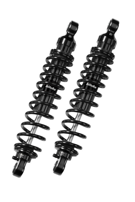 Bitubo Suspension Bitubo WME0 Twinshocks Adjustable: Spring Preload, Rebound, Length 326mm, Dark Edition K0056WME02V2