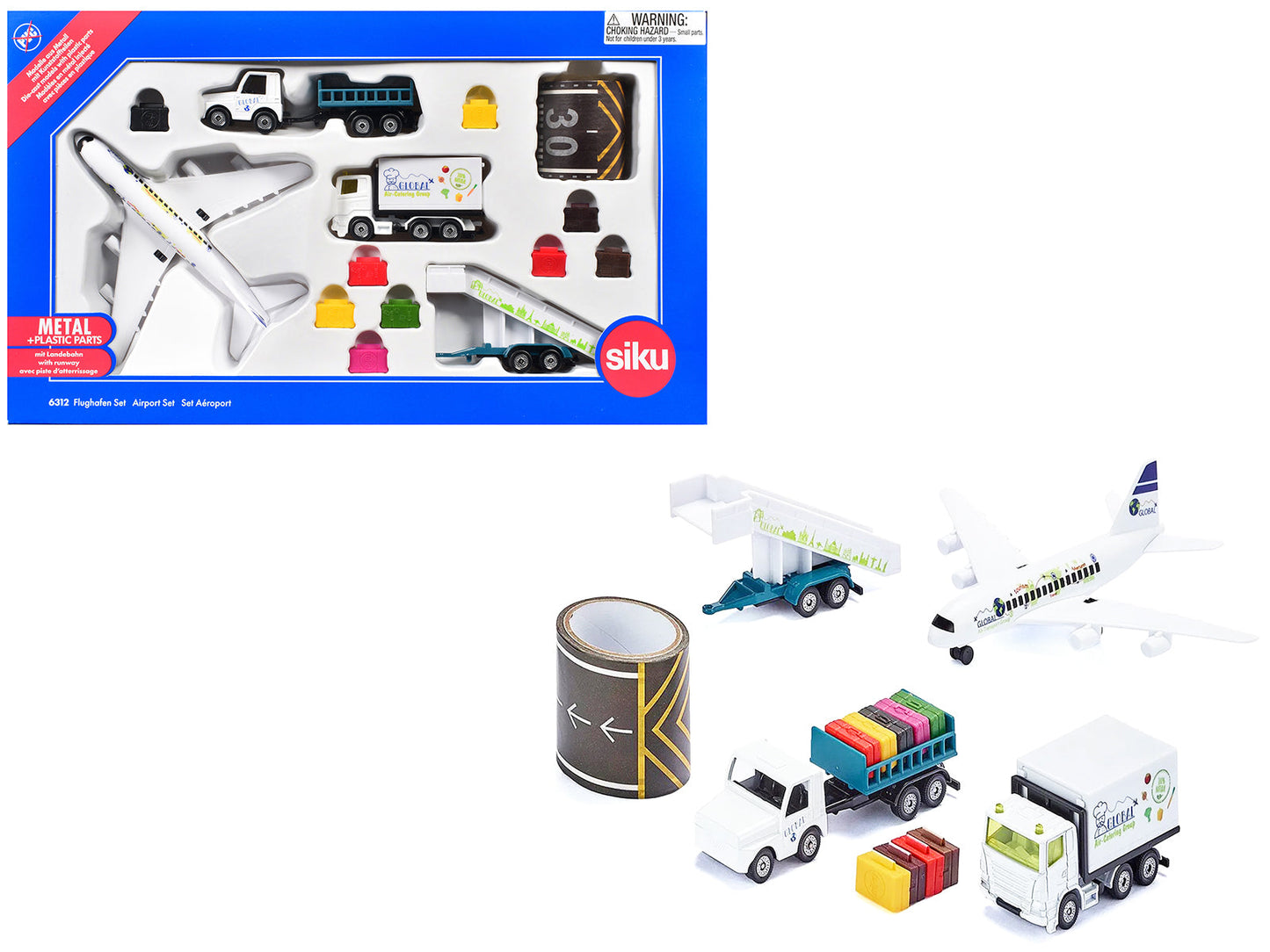 Airport 14 piece Set Diecast Models by Siku free shipping USA