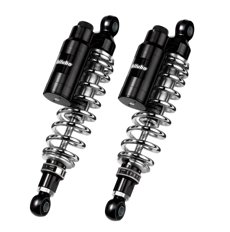 Bitubo Suspension Bitubo WMT1 Twinshocks Adj.: Spring Preload, Reb., Comp., Length 351mm, Piggyback Tank, Dk Edition T0030WMT12V2