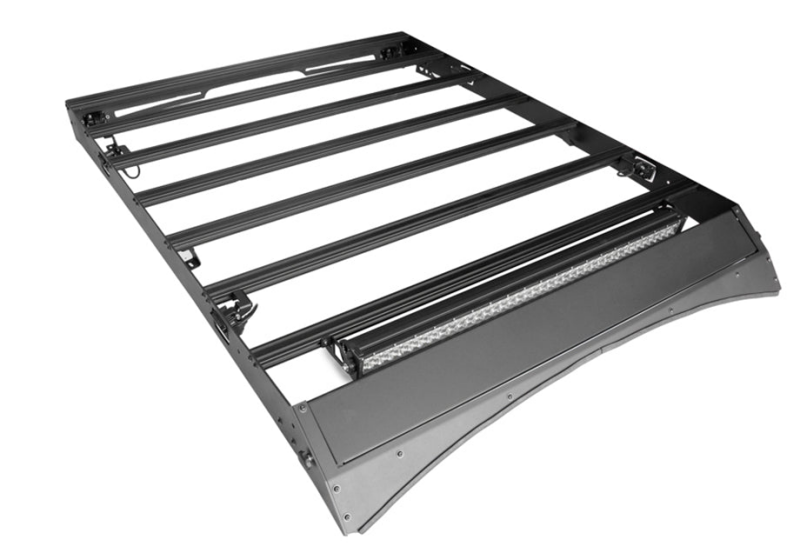 Cali Raised LED Cali Raised 14-21 Toyota Tundra Crew Max Premium Roof Rack - No Front Light Bar/No Switch/Light Kit CR2978