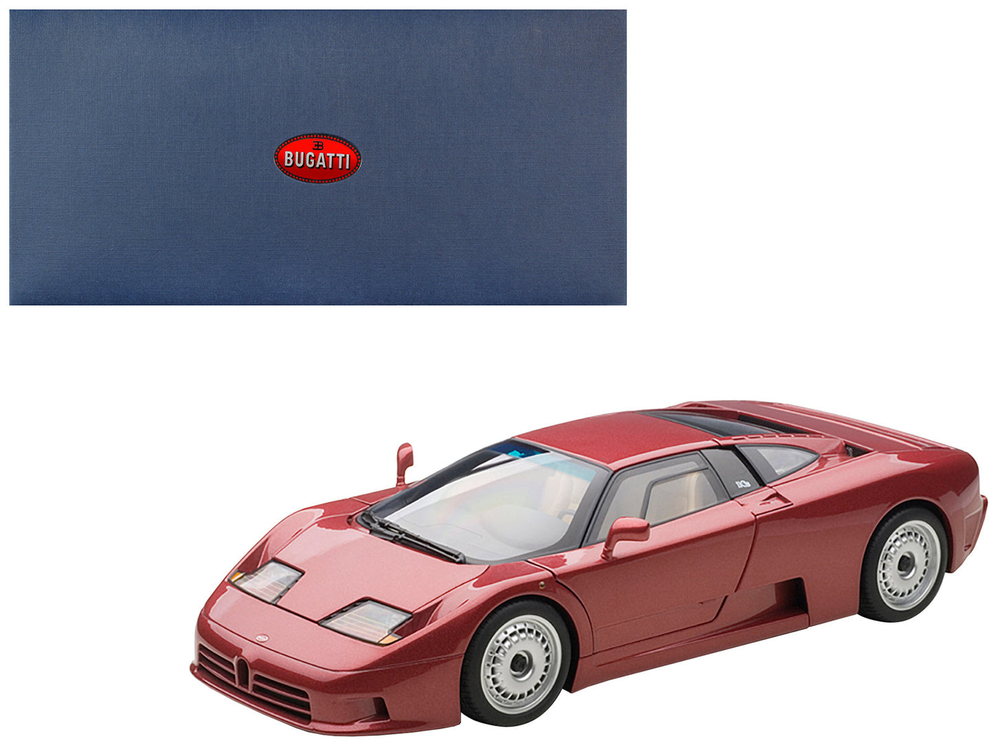 Bugatti EB110 GT Dark Red 1/18 Diecast Car Model by Autoart free shipping USA