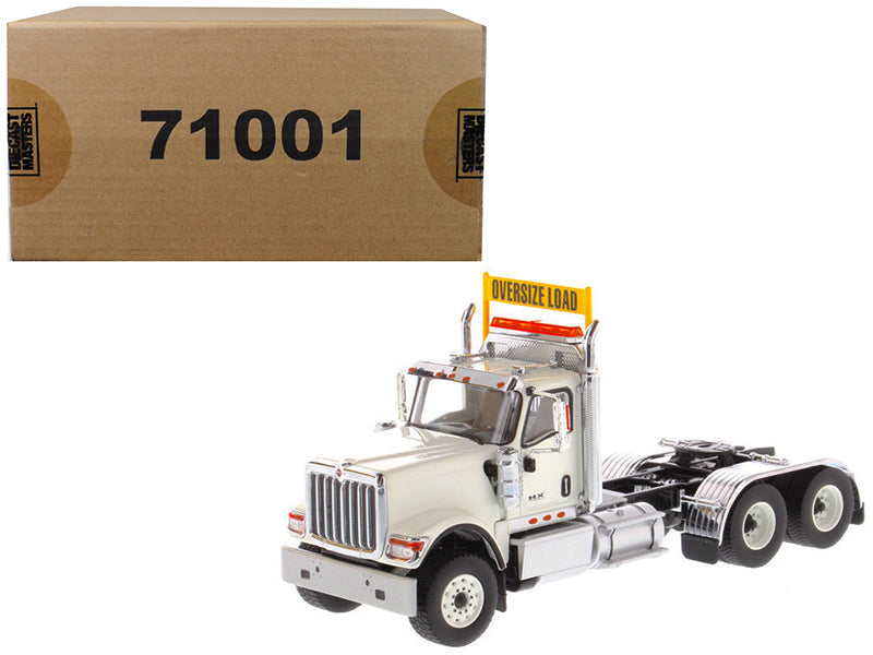 International HX520 Day Cab Tandem Tractor White 1/50 Diecast Model by Diecast Masters free shipping USA