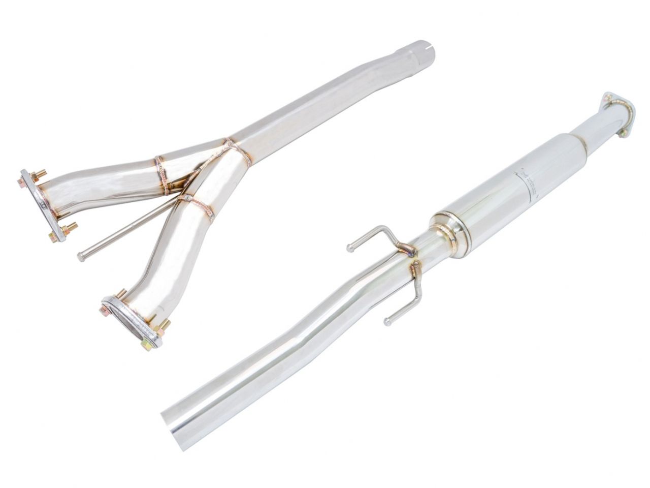Megan Racing Cat-Back Exhaust System for 2009 to 2014 Nissan Maxima, Stainless Steel, Dual Tips