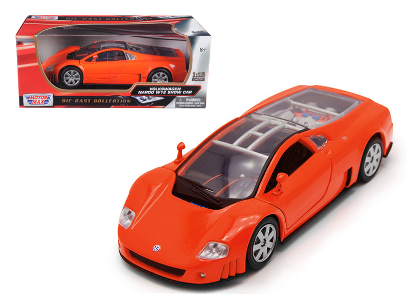 Rapid Vehicles Volkswagen Nardo W12 Show Car Orange 1/18 Diecast Model Car by Motormax free...
