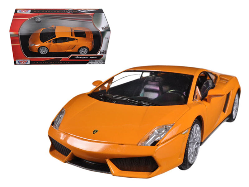 Lamborghini Gallardo LP-560-4 Orange 1/24 Diecast Model Car by Motormax free shipping USA