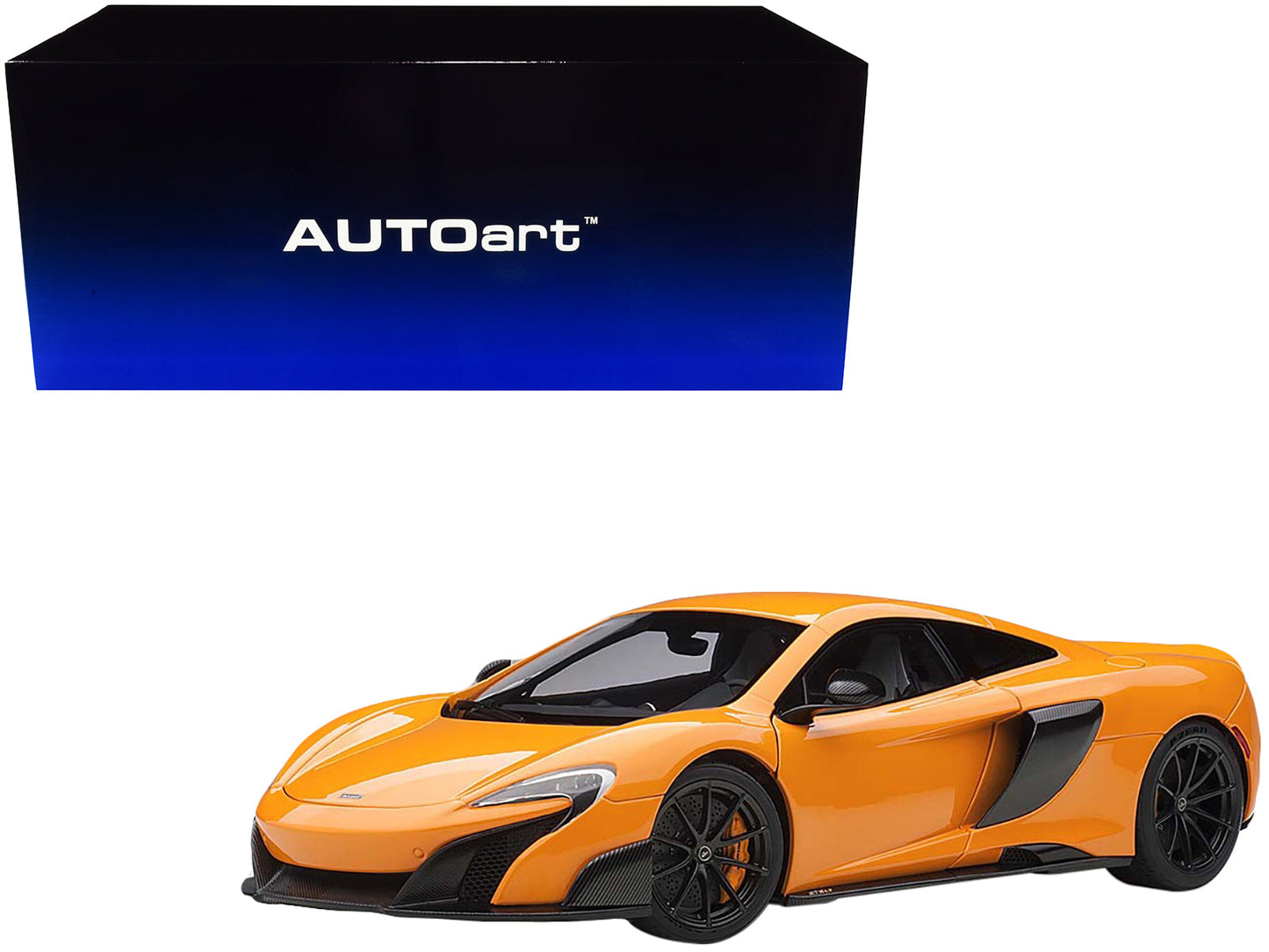 Mclaren 675LT Mclaren Orange 1/18 Model Car by Autoart free shipping USA