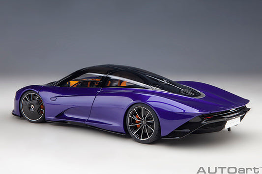 STM Diecast AUTOart Mclaren Speedtail Lantana Purple 1:18 - View 2