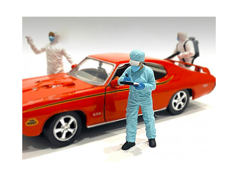 Hazmat Crew Figurine IV for 1/18 Scale Models by American Diorama free shipping USA
