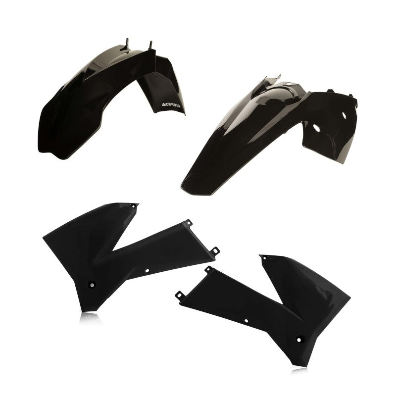 Acerbis 05-06 KTM SX125/525/ 2007 XC/F/W Plastic Kit - Black 2041030001