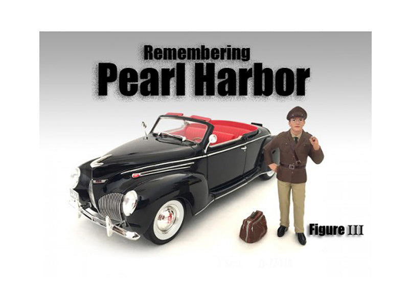 Remembering Pearl Harbor Figure III For 1:18 Scale Models by American Diorama free shipping USA