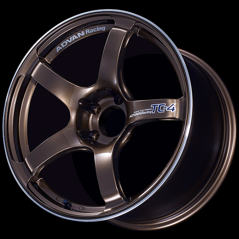 Advan TC4 18x7.0 / +41 Offset / 4x100 / 63mm Bore / Umber Bronze Metallic and Ring YAD8E41AUAR