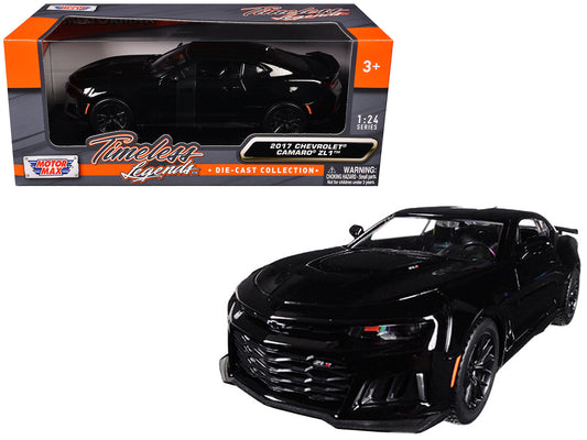 Rapid Vehicles 2017 Chevrolet Camaro ZL1 Black 1/24 Diecast Model Car by Motormax free shipping...