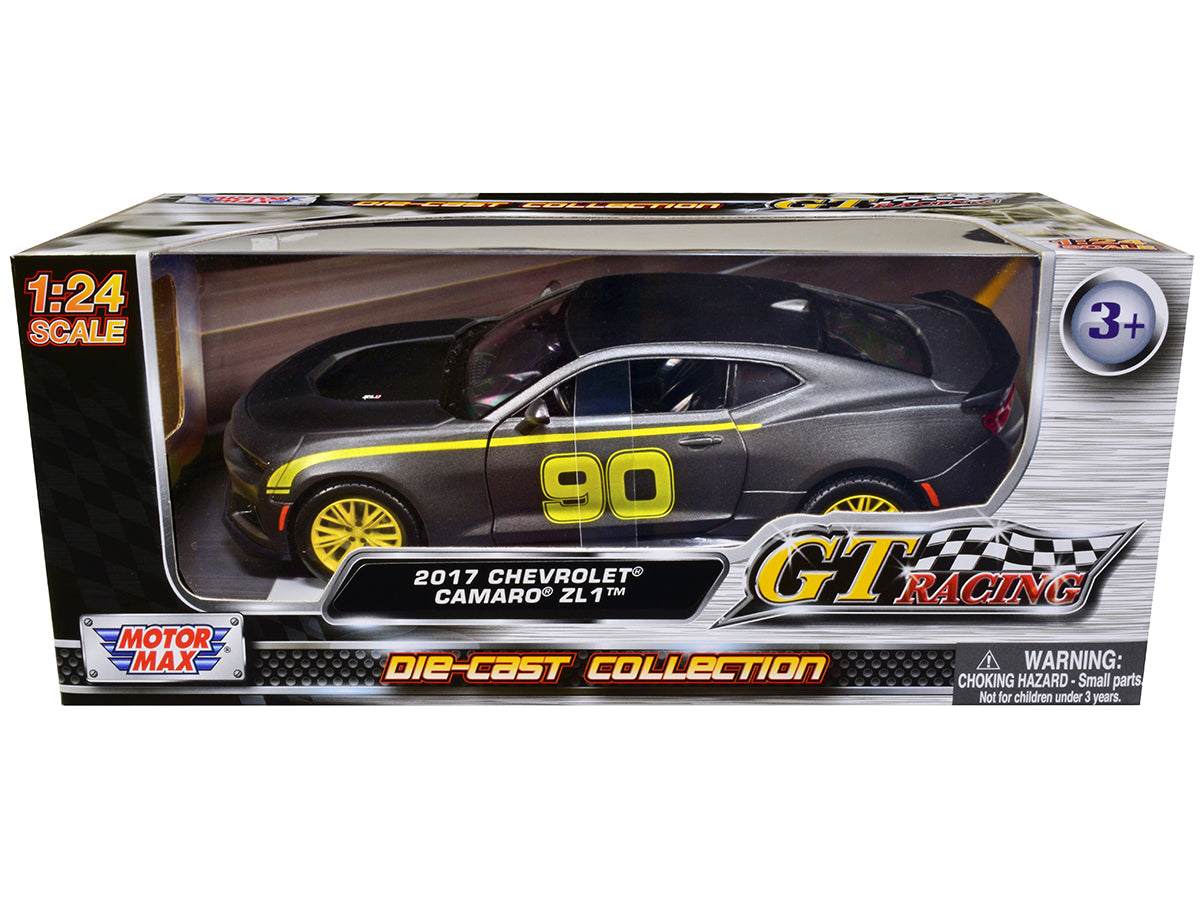 Rapid Vehicles 2017 Chevrolet Camaro ZL1 #90 Matt Gray with Yellow Stripes "GT Racing" Series...