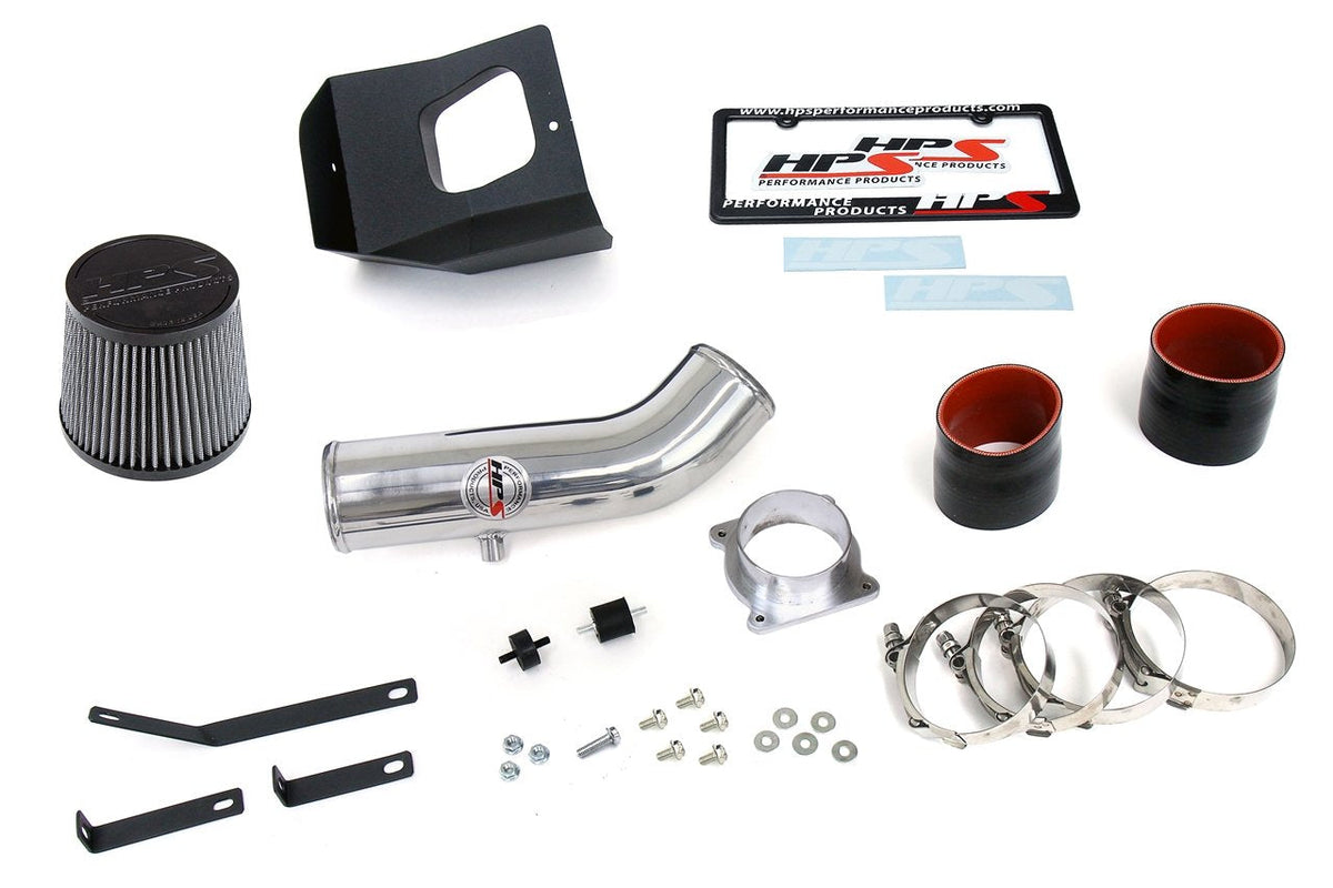 FR SPORT HPS Shortram Air Intake Kit 2003-2006 Nissan 350Z 3.5L V6, Includes Heat Shield, Polish...