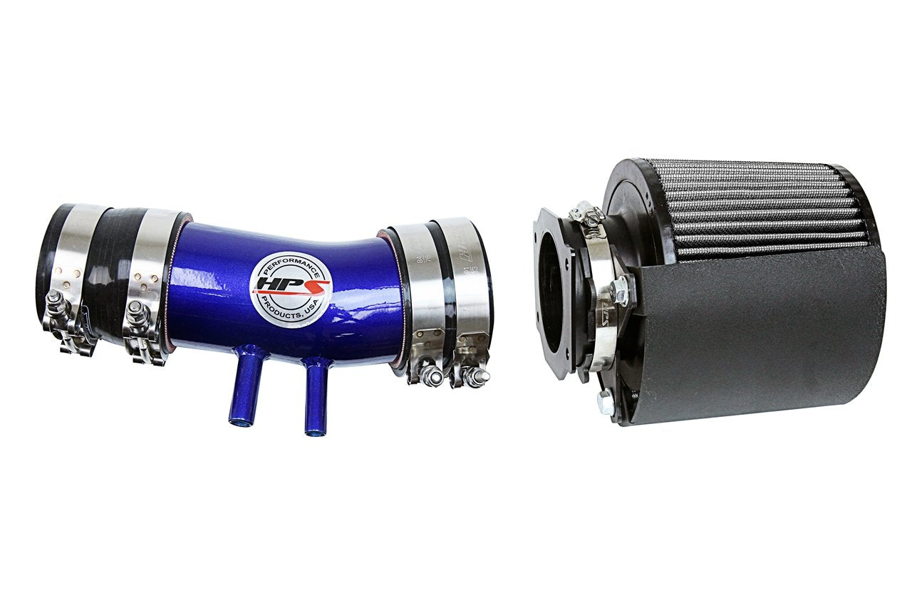 HPS Performance HPS Shortram Air Intake Kit 2000-2004 Nissan Xterra 3.3L V6 Non Supercharged, Includes Heat Shield, 827-604