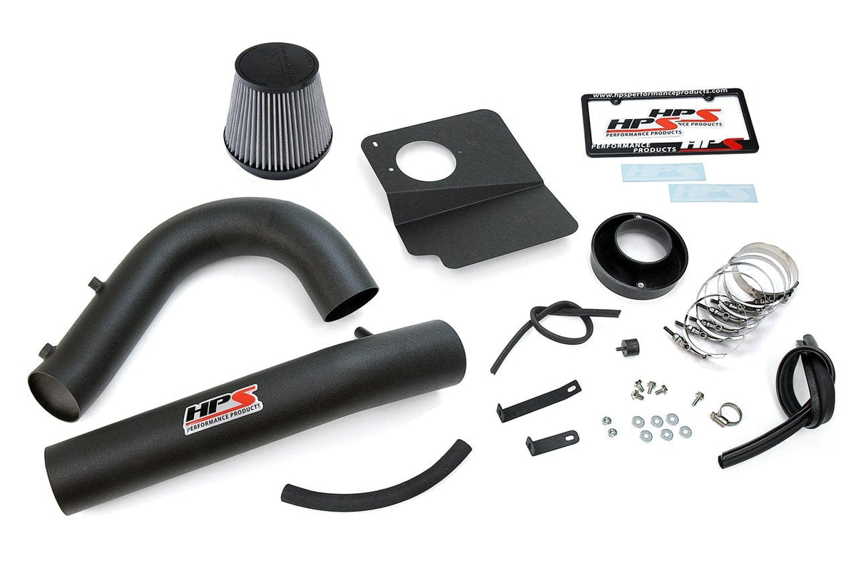 FR SPORT HPS Shortram Air Intake Kit 2011-2018 Dodge Charger 3.6L V6, Includes Heat Shield, Black...