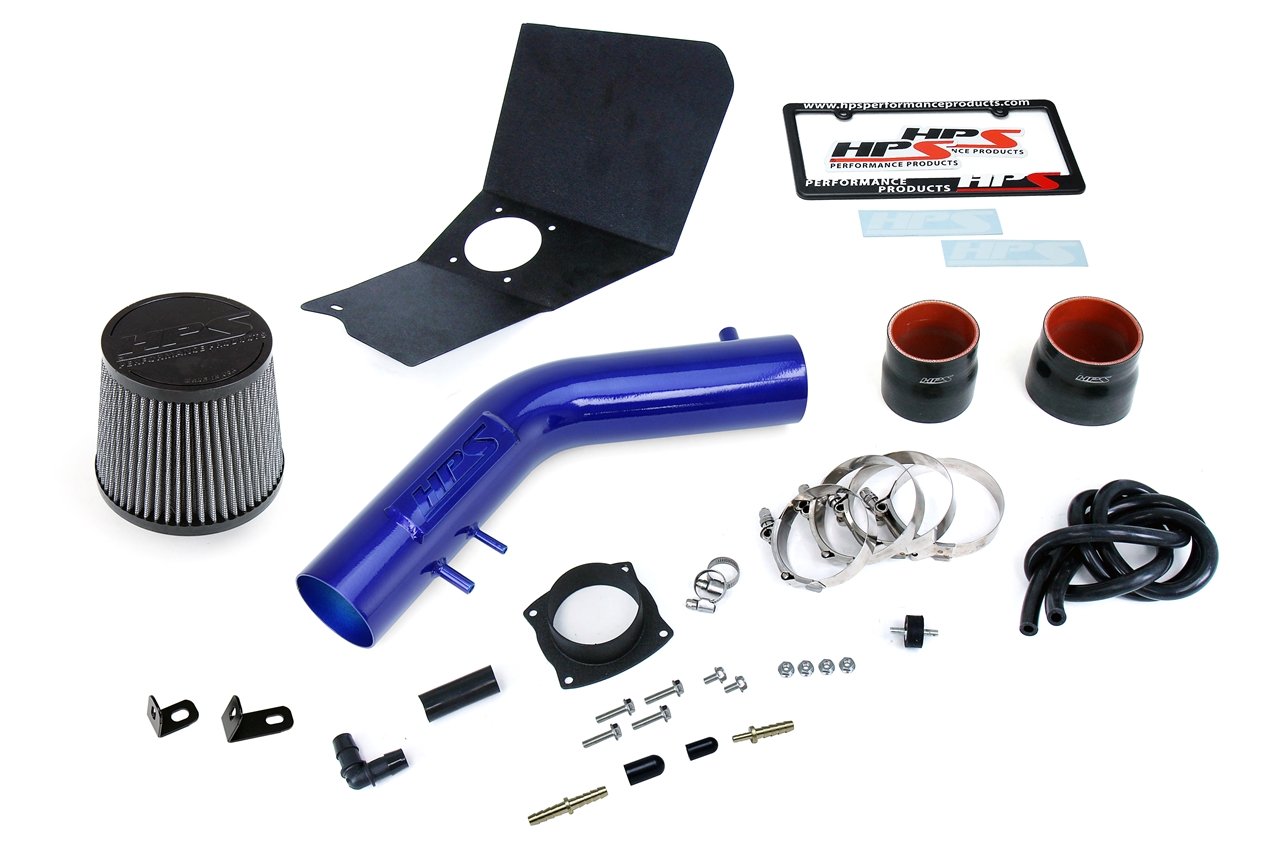 HPS Shortram Air Intake Kit 1995-1999 Toyota 4Runner 2.7L, Includes Heat Shield, Blue