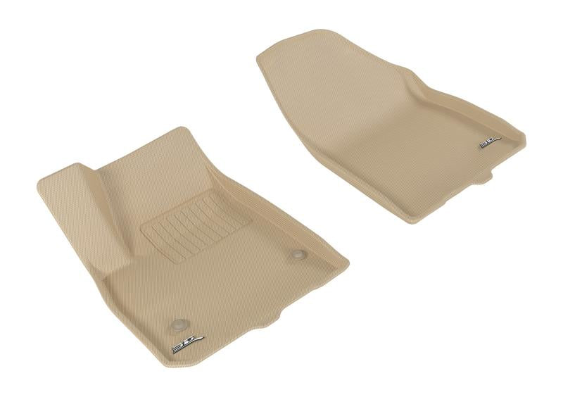 FR SPORT 3D MAXpider 2017-2020 Cadillac XT5 Kagu 1st Row Floormat - Tan L1CD01611502