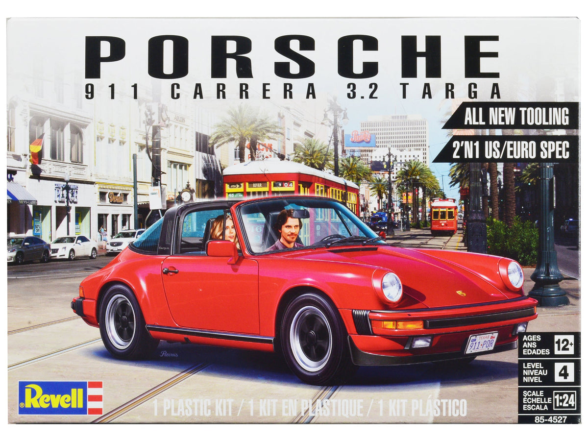 Rapid Vehicles Level 4 Model Kit Porsche 911 Carrera 3.2 Targa 2-in-1 Kit 1/24 Scale Model by...