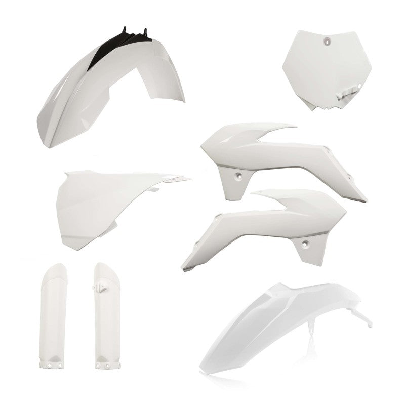 Acerbis 13-17 KTM SX85 (No Side Panels Includes L Air Box Cover) Full Plastic Kit - White 2314340002