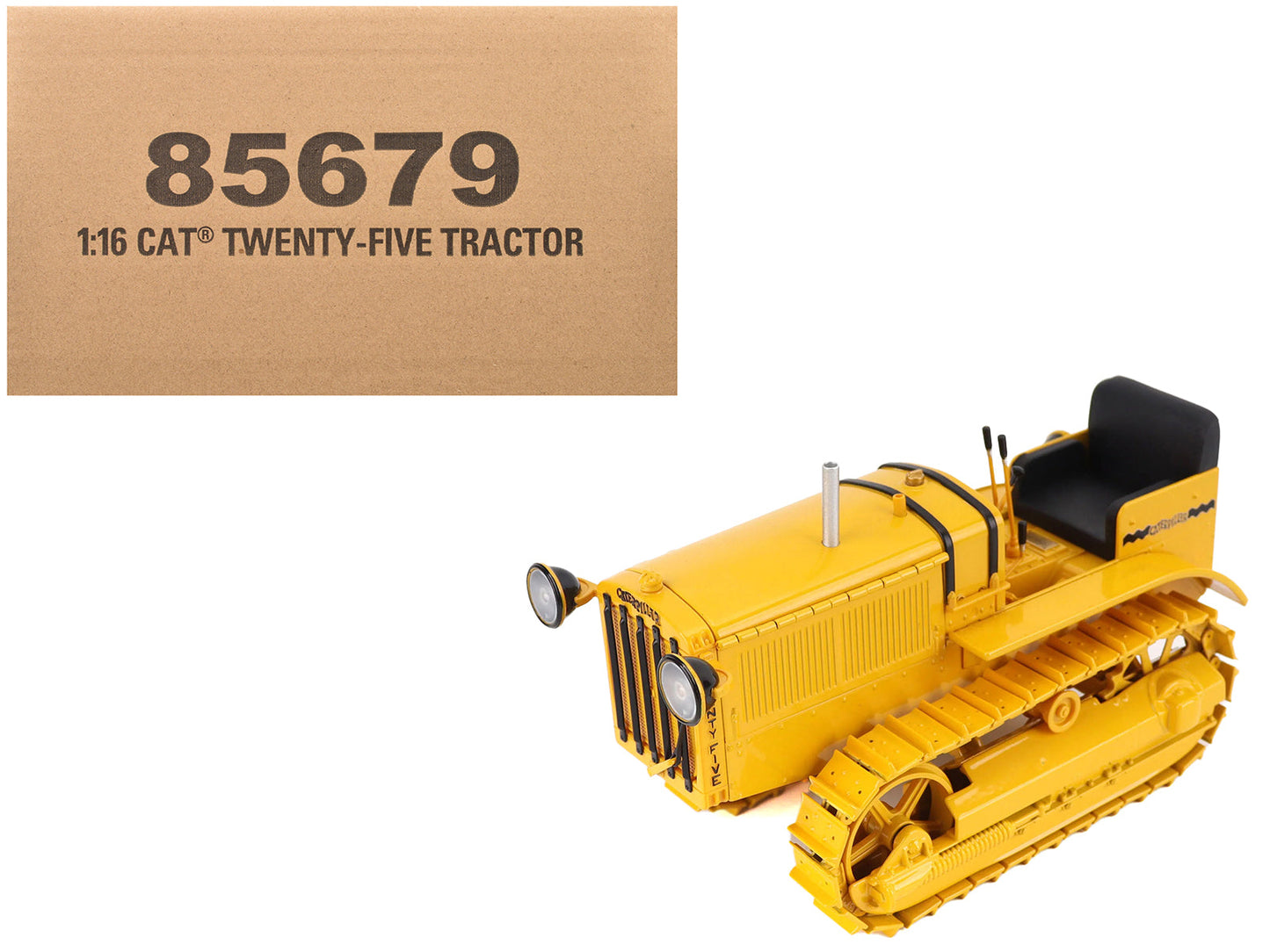 CAT Caterpillar Twenty Five Tractor Yellow "Vintage" Series 1/16 Diecast Model by Diecast Masters free shipping USA