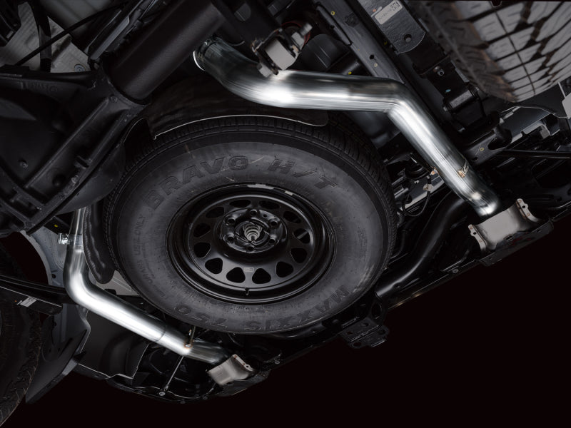 AWE Tuning AWE 4th Gen GM 1500 5.3L 0FG Catback Split Rear Exit (w/ Bumper Cutouts) - OE Tips 3015-31200