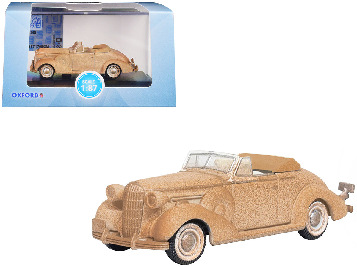 Rapid Vehicles 1936 Buick Special Convertible Coupe Beige (Rusted) "Junkyard Project" 1/87 (HO)...