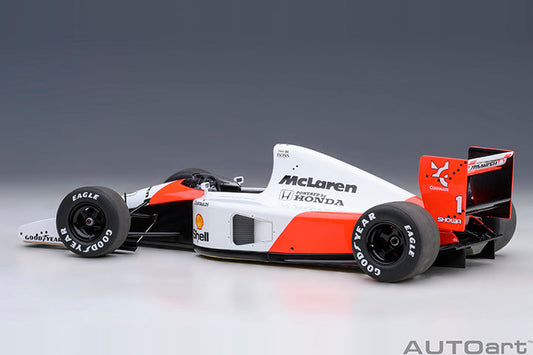 STM Diecast AUTOart Mclaren (w/ Logo) Honda MP4/6 No 1 Japanese GP 1991 Senna 1:18 - View 2