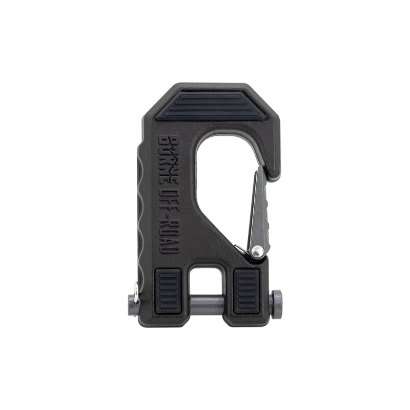 Borne Off-Road Winch Hook - 3/8in Rope - Hand Strap - Grey BNWN-SR-38-85KGR