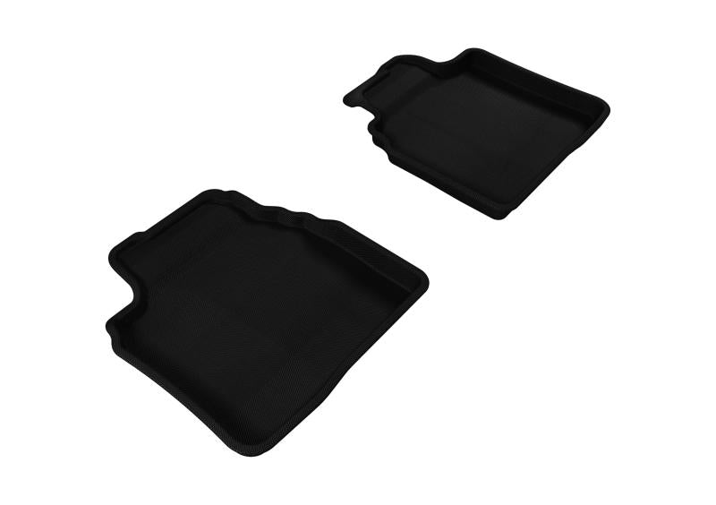 3D MAXpider 2009-2013 Mazda Mazda6 Kagu 2nd Row Floormats - Black L1MZ04521509