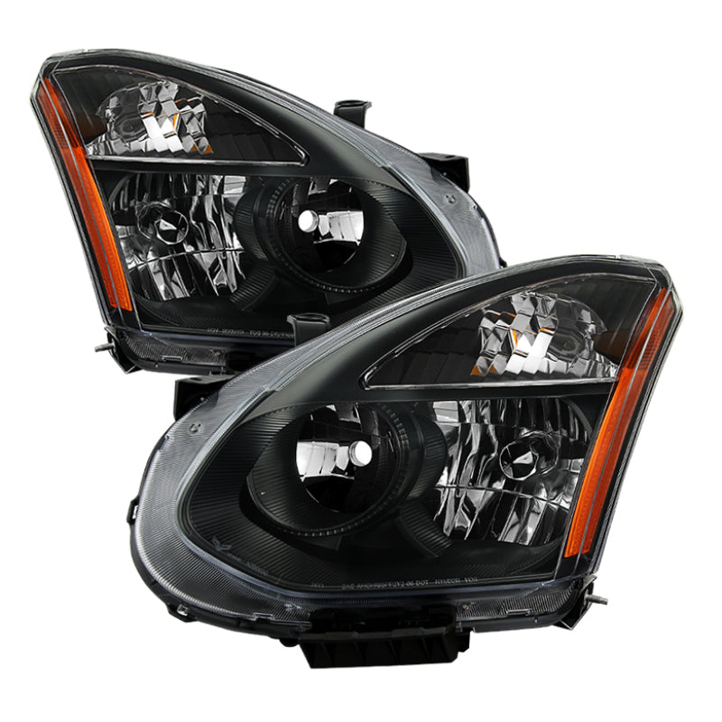FR SPORT SPYDER xTune Nissan Rogue 08-14 HID Model Only OEM Style Headlights-Black...