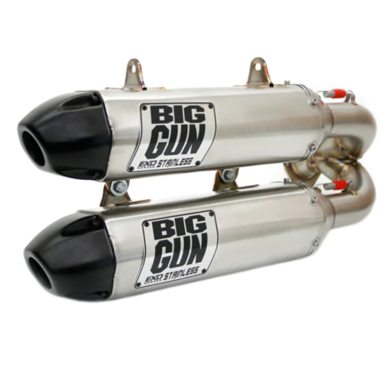 Big Gun 18-22 Polaris RZR RS1 EXO Stainless Dual Slip On Exhaust 14-7982