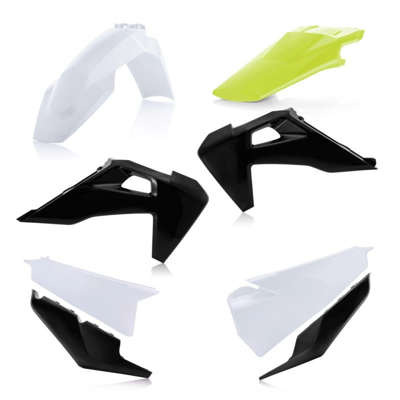Acerbis 19-22 Husqvarna 125-450 TC/ FX/ FC/2019 TX300/ 20-22 TX300i Plastic Kit - Wht/Black/Yellow 2726567296