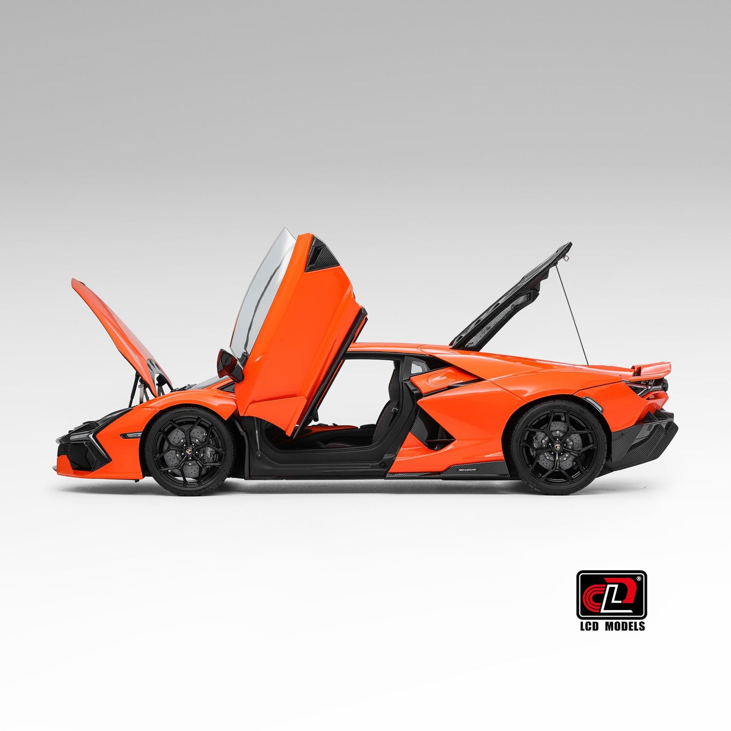 LCD 2024 Lamborghini Revuelto Orange 1:18